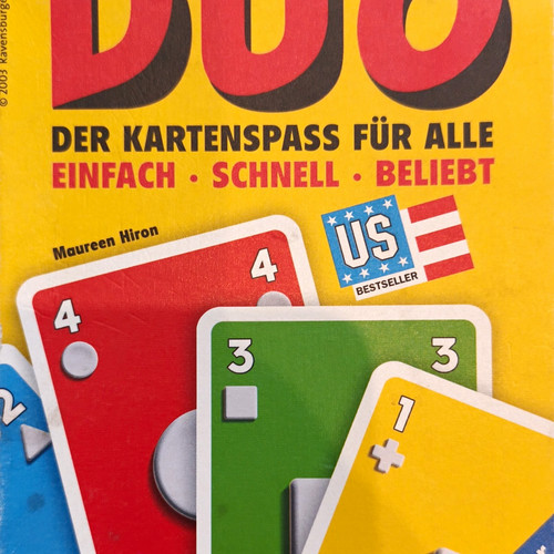 Ravensburger duo kartenspiel - duo,