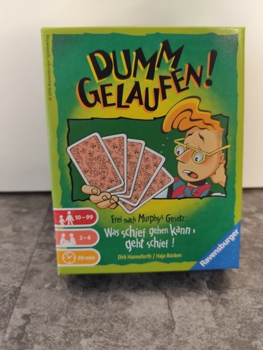 Dumm gelaufen kartenspiel - dumm,